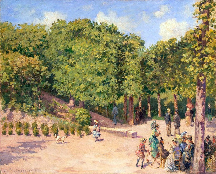 Camille Pissaro, Town Park in Pontoise