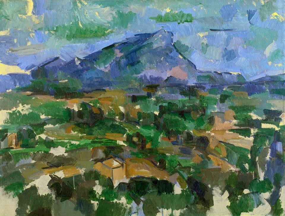 Paul Cézanne, La Montagne Sainte-Victoire (Kunst,Landschaft,Impressionismus,Französische Kunst,Berg)