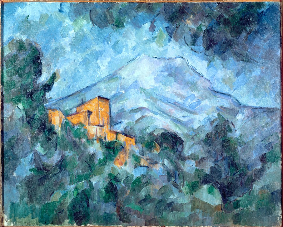Paul Cézanne, La Montagne Sainte-Victoire et le Château Noir (Kunst,Landhaus,Landschaft,Impressionismus,Französische Kunst,Berg)