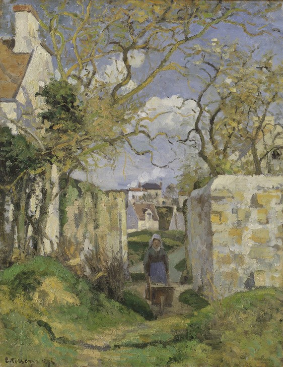 Camille Pissaro, Landscape near Pontoise, 1874 (Landschaft,Impressionismus)