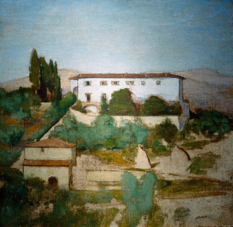 Eugen, Prinz von Schweden, Den bla villan, Florens II (Architektur,Kunst,Landschaft,Villa,Wohnhaus (Allgemein),Impressionismus,Schwedische Kunst,Süden)