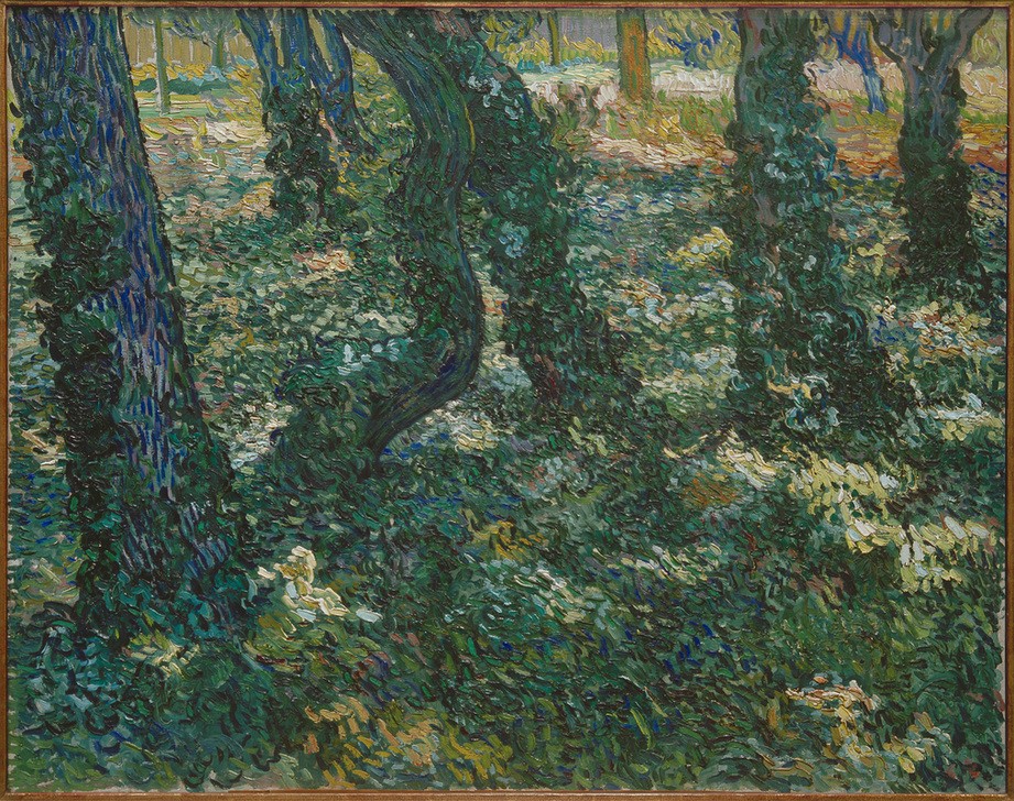Vincent van Gogh, Efeu (Efeu,Garten Und Park,Kunst,Landschaft,Impressionismus,Baum,Niederländische Kunst,Garten)