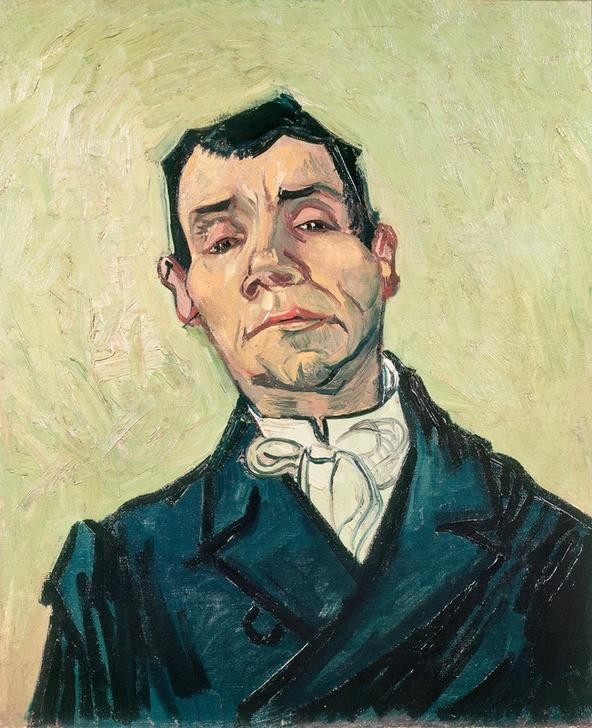 Vincent van Gogh, Bildnis eines Mannes (Kunst,Mann,Mensch,Impressionismus,Portrait,Niederländische Kunst,Holländische Kunst,Brustbild)