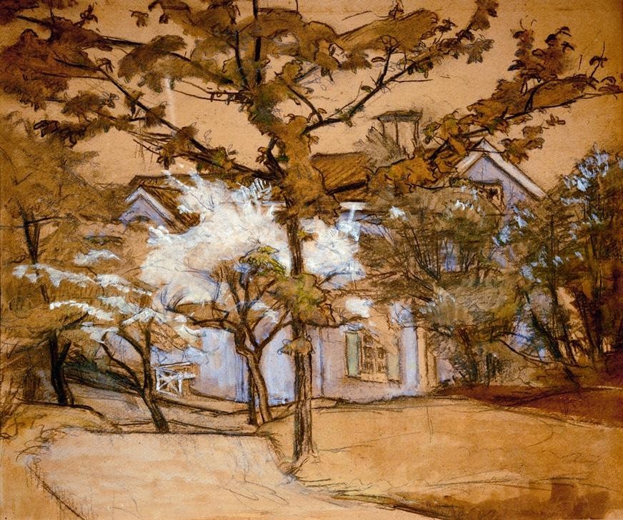 Eugen von Schweden, Altes Atelierhaus (Atelier,Haus,Künstler,Aussenansicht,Jahrhundertwende)