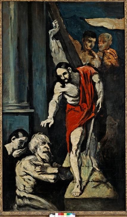 Paul Cézanne, Le Christ aux limbes (Christentum,Kunst,Religion,Impressionismus,Neues Testament,Bibel,Hölle,Französische Kunst,Christus In Der Vorhölle,Totenreich,Jenseitsvorstellungen,Unterwelt,Limbus (Theologie))