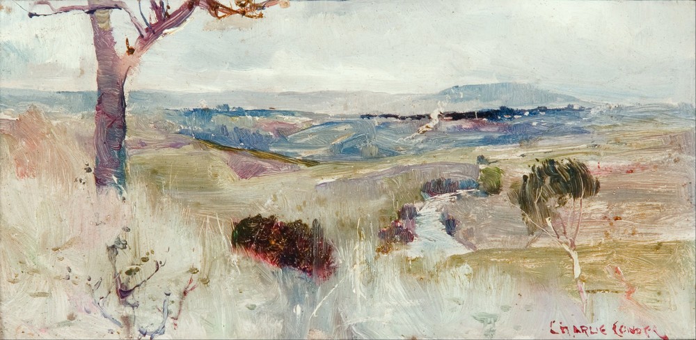 Charles Conder, Dandenongs from Heidelberg (Impressionismus, Wunschgröße, Klassiker, Malerei, Wohnzimmer)