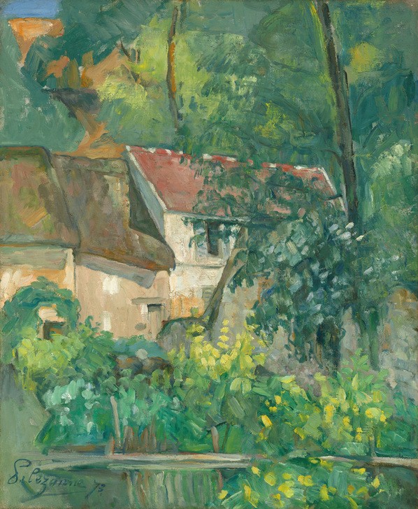 Paul Cézanne, House of Père Lacroix, 1873 (Kunst)