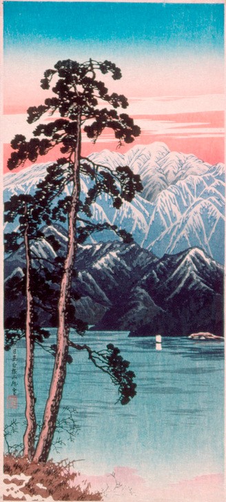 Takahashi Hiroaki, Bleibender Schnee auf dem Shirane-Berg, Nikko 