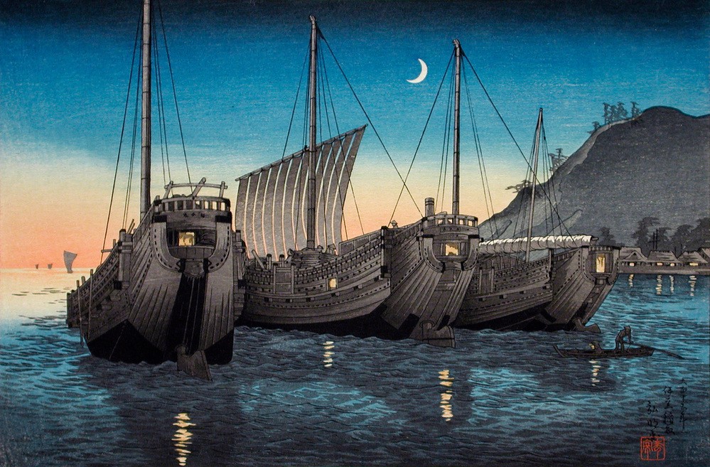 Takahashi Hiroaki, Junks in Inatori Bay, Izu 