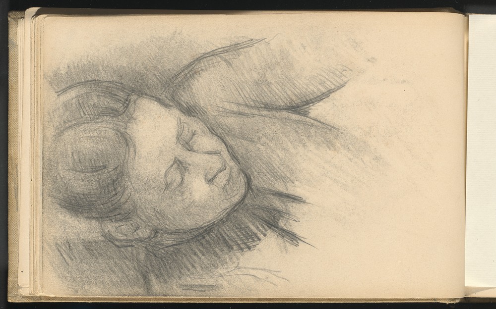 Paul Cézanne, Woman Leaning Forward, 1890/1894 (Kunst)