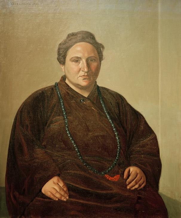 Felix Vallotton, Gertrude Stein (Frau,Literatur,Schmuck,Schriftstellerin,Portrait,Halskette,Französische Kunst,Schweizerische Kunst,Nabis,Sitzen,Halbfigur,Person)