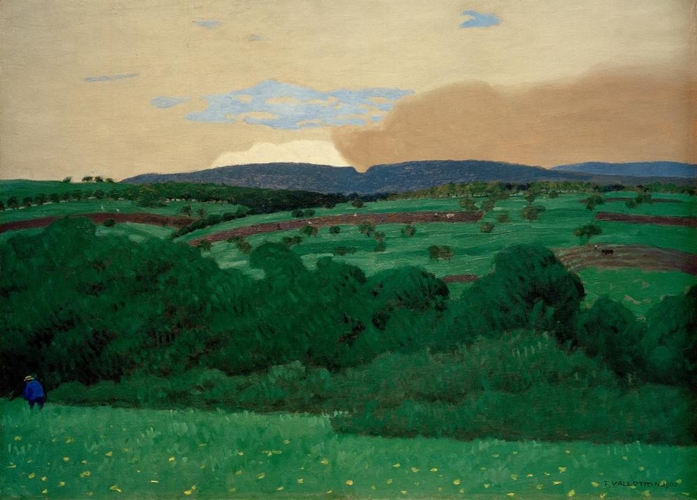 Felix Vallotton, Environs de Lausanne (Kunst,Landschaft,Französische Kunst,Schweizerische Kunst,Nabis,Jahrhundertwende)