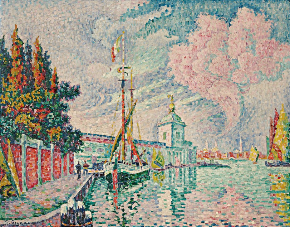 Paul Signac, Punta della Dogana, Venice (Landschaft,Impressionismus)