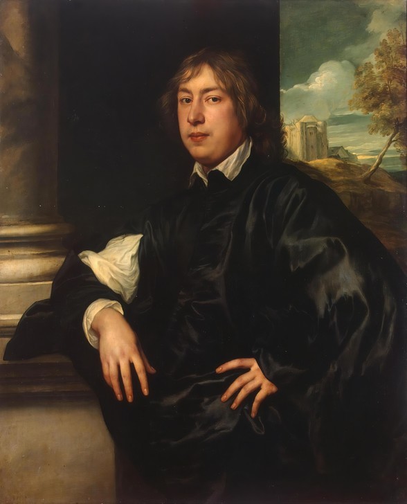 Anthonis van Dyck, Portrait of Everhard Jabach (1610–1695) (Öl,Europäische Kunst)