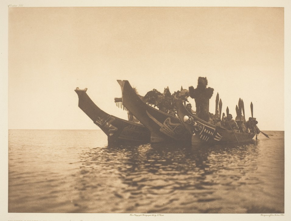Edward S. Curtis, Unbekannt (KUNST, VÖLKERKUNDE, WILDER WESTEN, INDIANER, KANU)