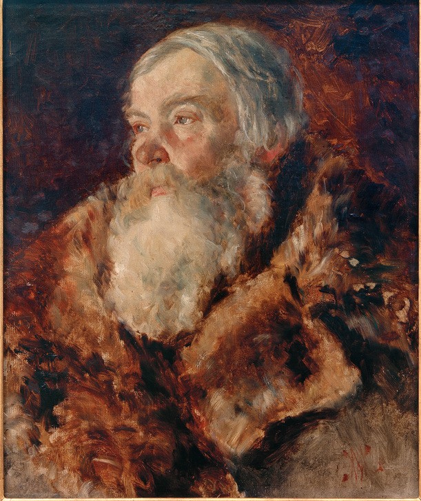 Marianne von Werefkin, Mann im Pelz  (Mensch und Gesellschaft)