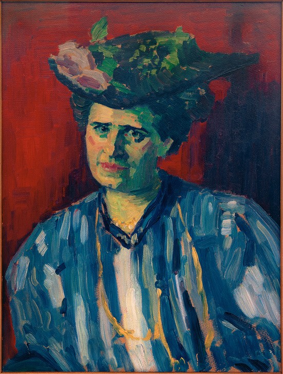 Alexej von Jawlensky, Porträt Hedwig Kubin  (Persönlichkeiten)