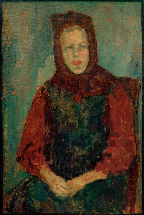 Alexej von Jawlensky, Bauernmädchen mit Haube  (Mensch und Gesellschaft)