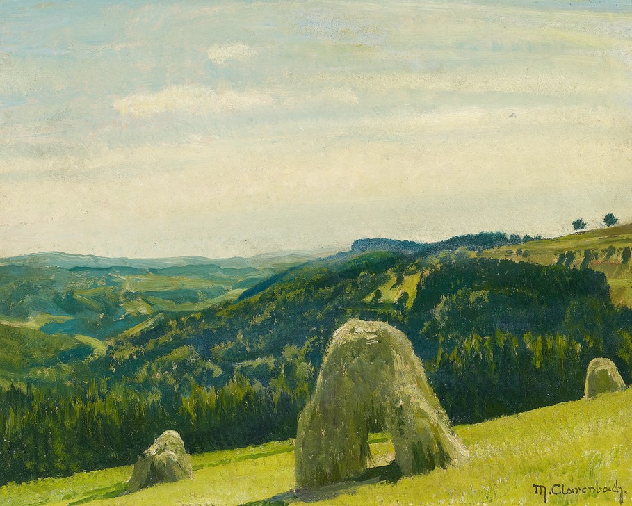 Max Clarenbach, Sommertag im Sauerland (LANDSCHAFT, STUDIE)