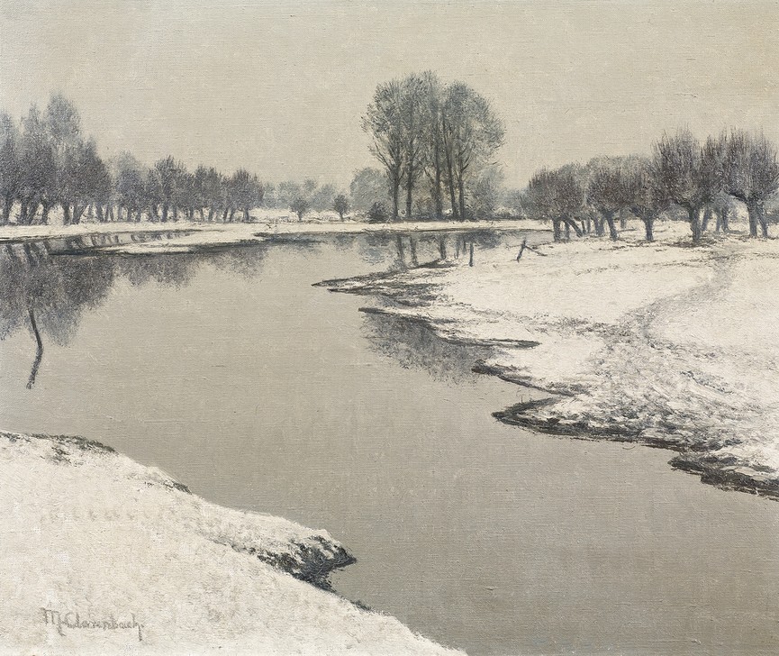 Max Clarenbach, Winter an der Erft (KUNST, SONDERBUND)