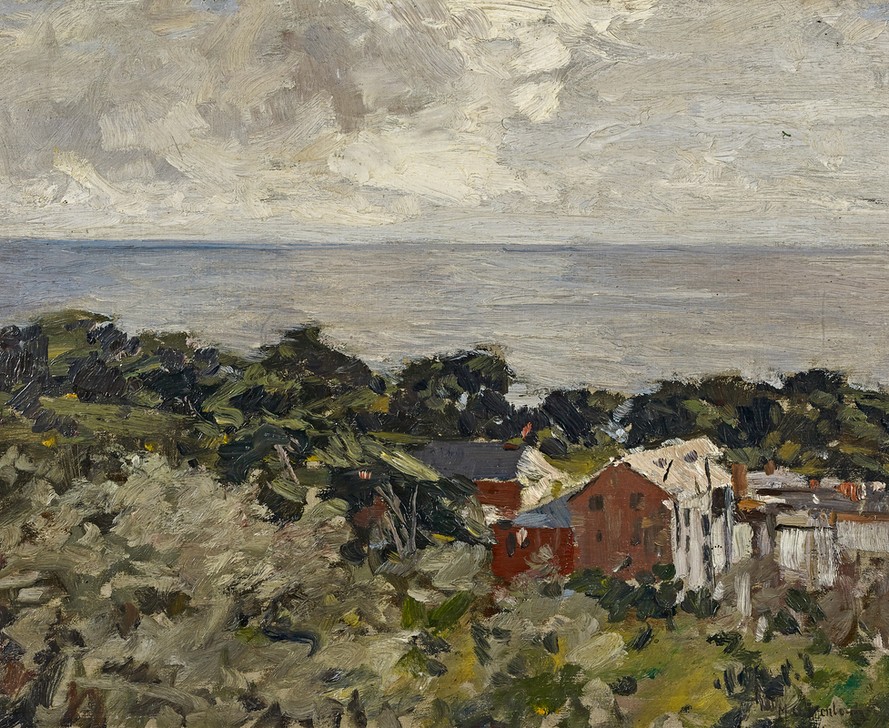 Max Clarenbach, Blick aufs Meer, Nervi (KUNST, LANDSCHAFT)