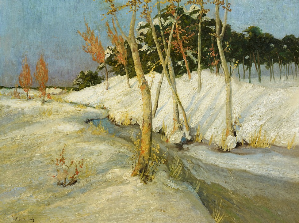 Max Clarenbach, Wintertag bei St. Moritz (LANDSCHAFT, SONDERBUND)