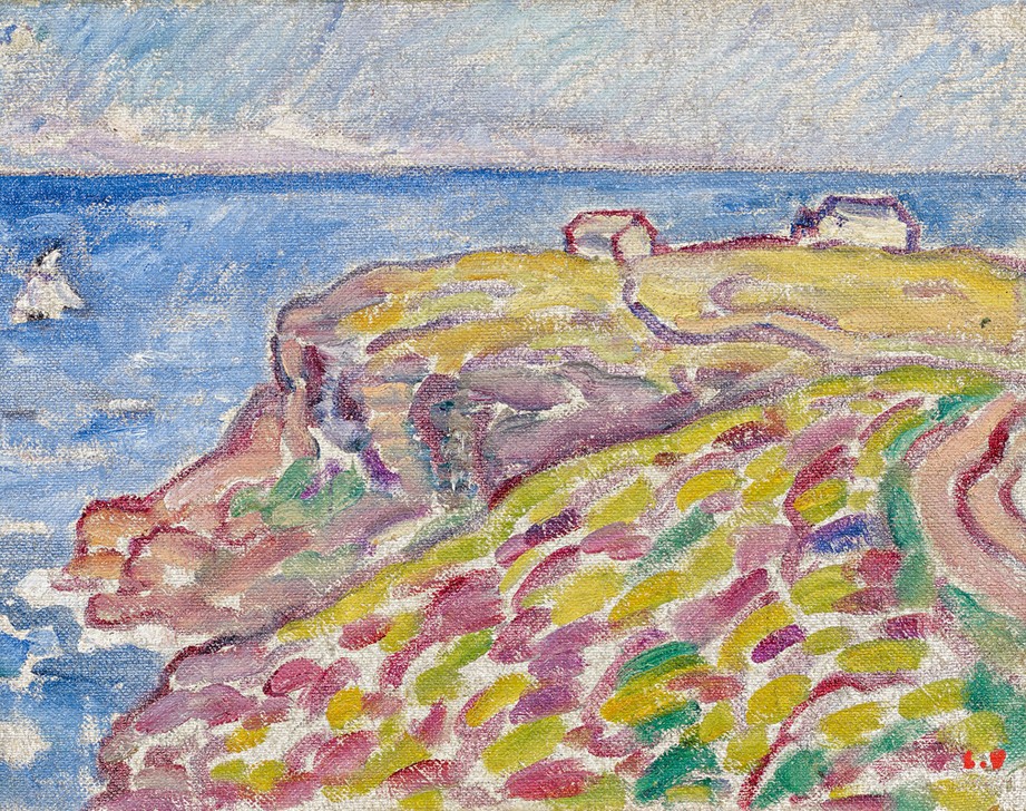 Louis Valtat, Arromanche (KÜSTE, KUNST, LANDSCHAFT, MEER, FAUVES, FRANZÖSISCHE KUNST)