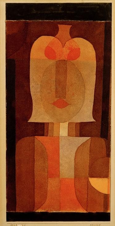 Paul Klee, Maske (Bauhaus,Deutsche Kunst,Frau,Portrait,Schweizerische Kunst,Abstraktion,Maske (Gegenstand))
