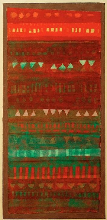Paul Klee, Kleinglieder in Lagen (Bauhaus,Deutsche Kunst,Kunst,Abstrakte Kunst,Schweizerische Kunst,Dreieck,Abstraktion)