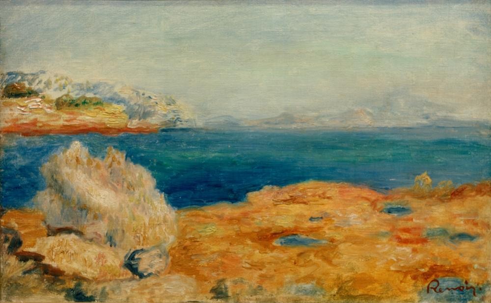 Pierre-Auguste Renoir, Paysage littoral (Küste,Kunst,Landschaft,Maler (Künstler),Impressionismus,Französische Kunst)