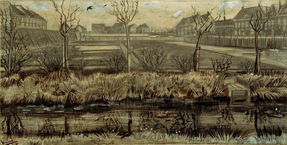 Vincent van Gogh, Gärtnerei am Schenkweg (Garten Und Park,Impressionismus,Niederländische Kunst,Gärtnerei)