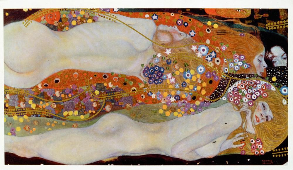 Gustav Klimt, Wasserschlangen II 
