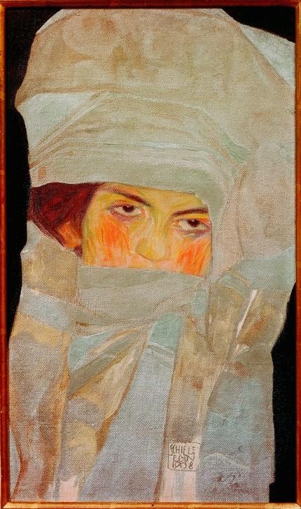 Egon Schiele, The Artist’s Sister Melanie (Jugendstil,Portrait)