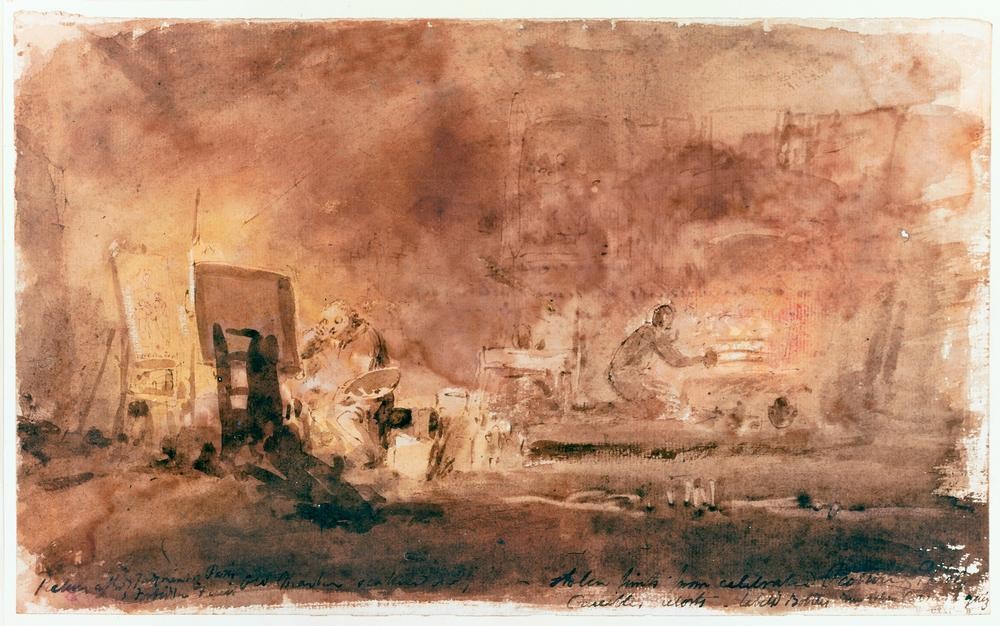 JOSEPH MALLORD WILLIAM TURNER, The Artist’s Studio