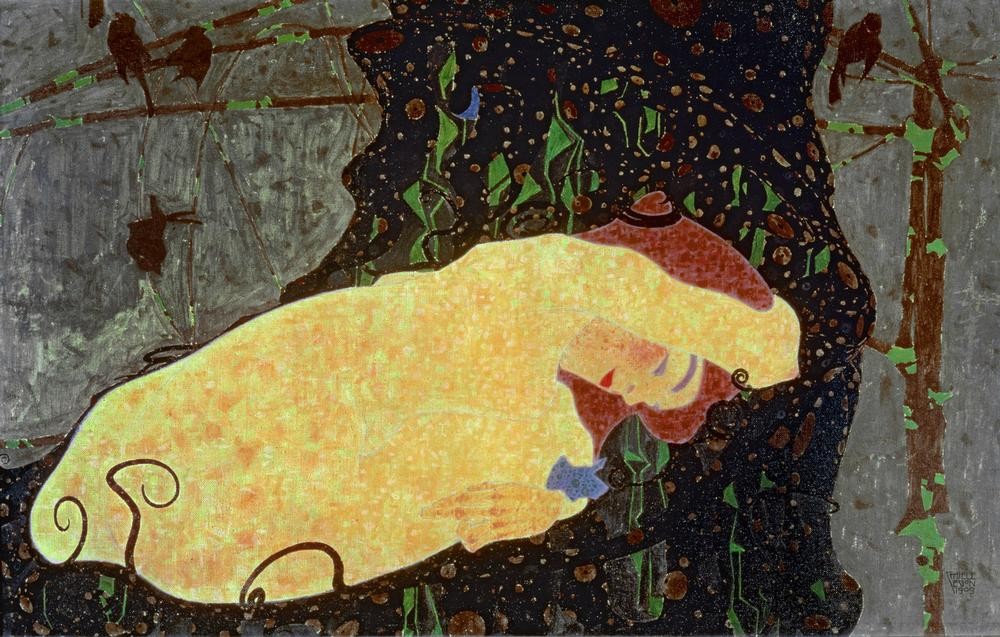 Egon Schiele, Danae (Jugendstil,Akt)