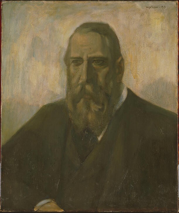 Kenneth Hayes Miller, Porträt Albert Pinkham Ryder (KÜNSTLER, KUNST, MALER (KÜNSTLER), MANN, BART, PORTRAIT, AMERIKANISCHE KUNST, VOLLBART, US-AMERIKANISCHE KUNST, BRUSTBILD)