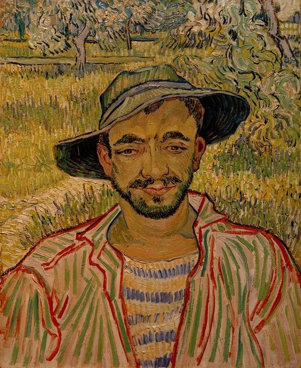 Wandbild Vincent van Gogh, Der Gärtner art galerie