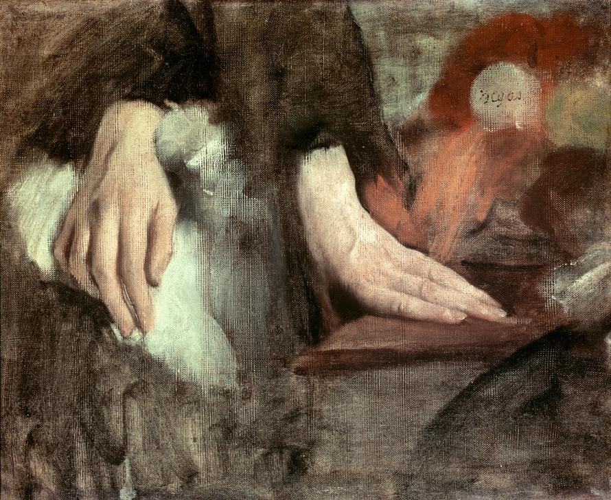 Edgar Degas, Etude de mains (Kunst,Mensch,Impressionismus,Hand,Studie,Französische Kunst,Finger)