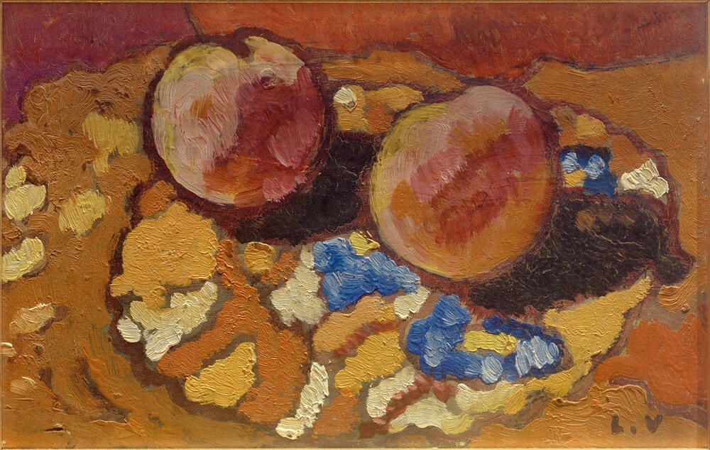 Louis Valtat, Nature morte aux pêches (FRÜCHTE, KUNST, OBST, IMPRESSIONISMUS, STILLLEBEN, PFIRSICH, FRANZÖSISCHE KUNST)