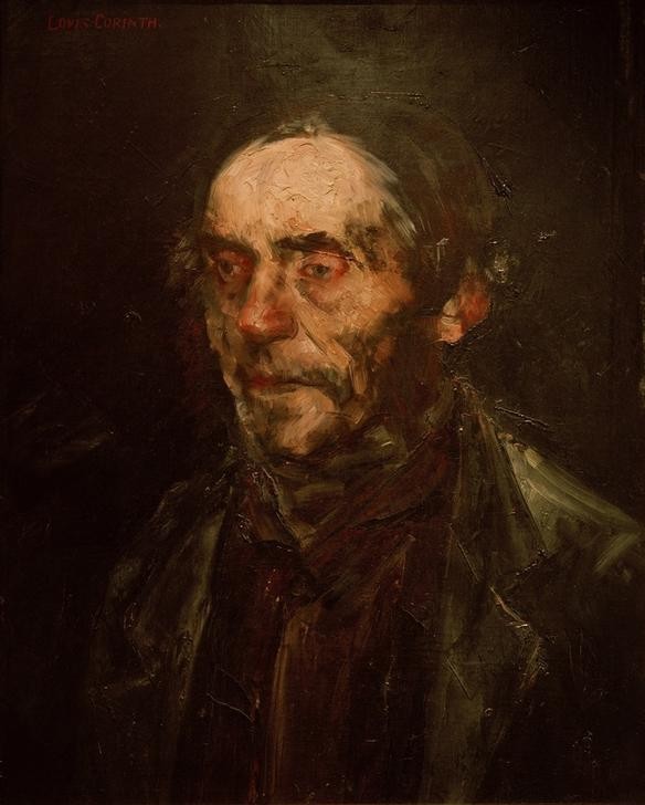Lovis Corinth, Alter Mann (Deutsche Kunst,Mann,Mensch,Impressionismus,Portrait,Alter Mann,Brustbild)