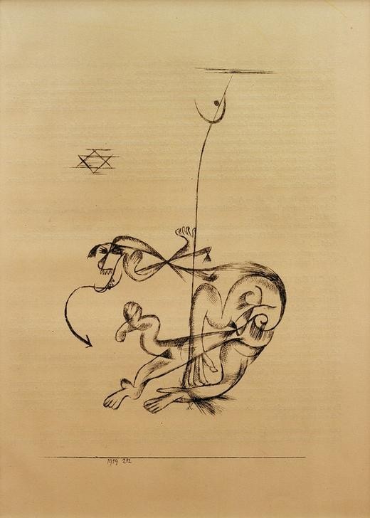 Paul Klee, Litho nach 1914, 82 (Deutsche Kunst,Traum,Alptraum,Abstrakte Kunst,Schweizerische Kunst)