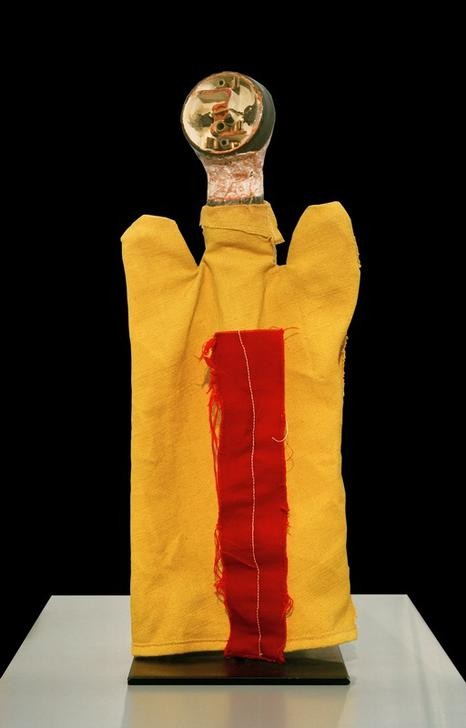 Paul Klee, Ohne Titel (Elektrischer Spuk) (Bauhaus,Deutsche Kunst,Gespenst,Magie,Esoterik,Aberglaube,Puppe (Gegenstand),Clown,Schweizerische Kunst,Handpuppe)