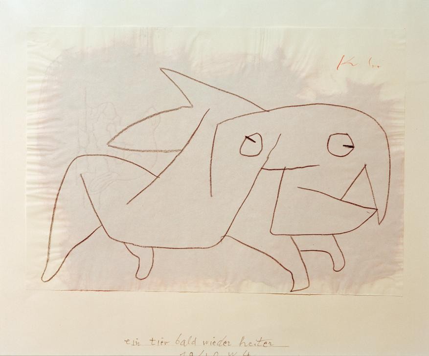 Paul Klee, ein tier bald wieder heiter (Deutsche Kunst,Zoologie,Schweizerische Kunst,Tier)