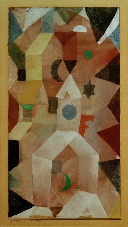 Paul Klee, Die Kapelle (Bauhaus,Deutsche Kunst,Abstrakte Kunst,Schweizerische Kunst,Kapelle (Kirche))