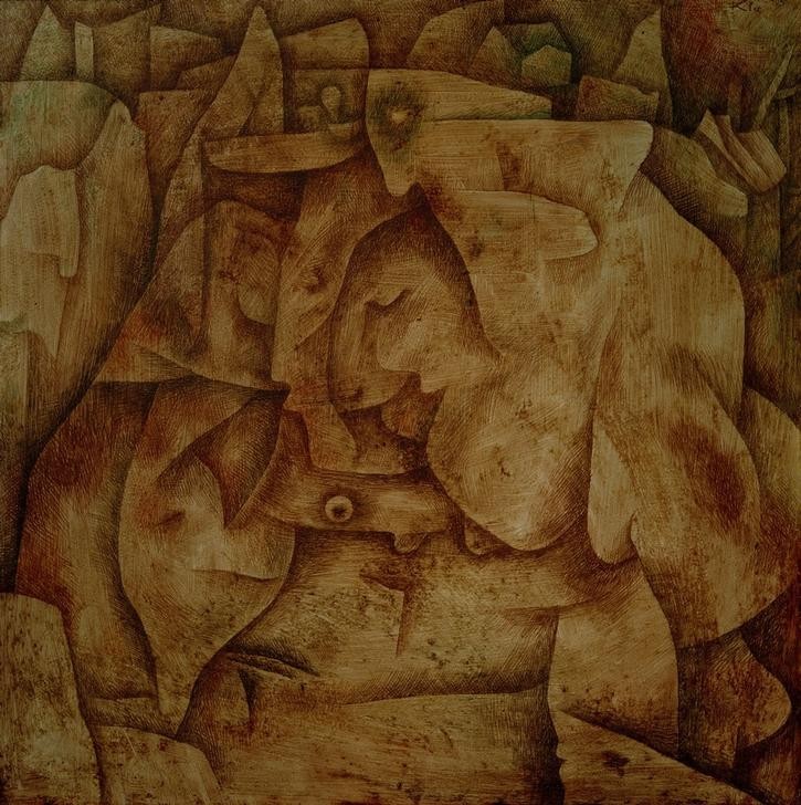Paul Klee, Verhext-Versteinert (Deutsche Kunst,Abstrakte Kunst,Schweizerische Kunst,Verhexung,Magie Und Zauberei)