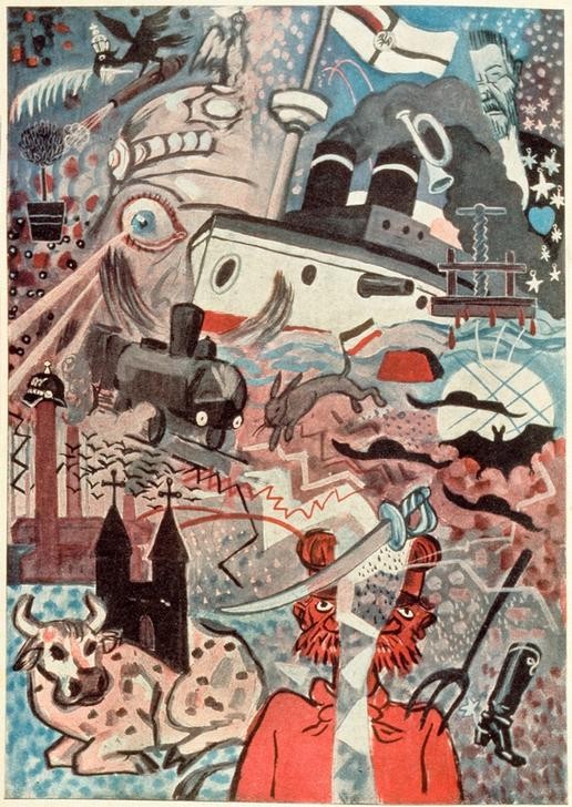 Thomas Theodor Heine, Deutsches Reich 1912, Karikatur (Deutsches Reich (1871-1918),Deutsche Kunst,Geschichte,Karikatur,Kunst,Politik,Publizistik,Zeitschrift,Futurismus,Vorkriegszeit)