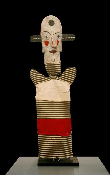 Paul Klee, Ohne Titel (Breitohrclown) (Bauhaus, Kunst, Narr, Clown, Handpuppe, Figur, Wunschgröße, Fotografie, Wohnzimmer, Treppenhaus, bunt)