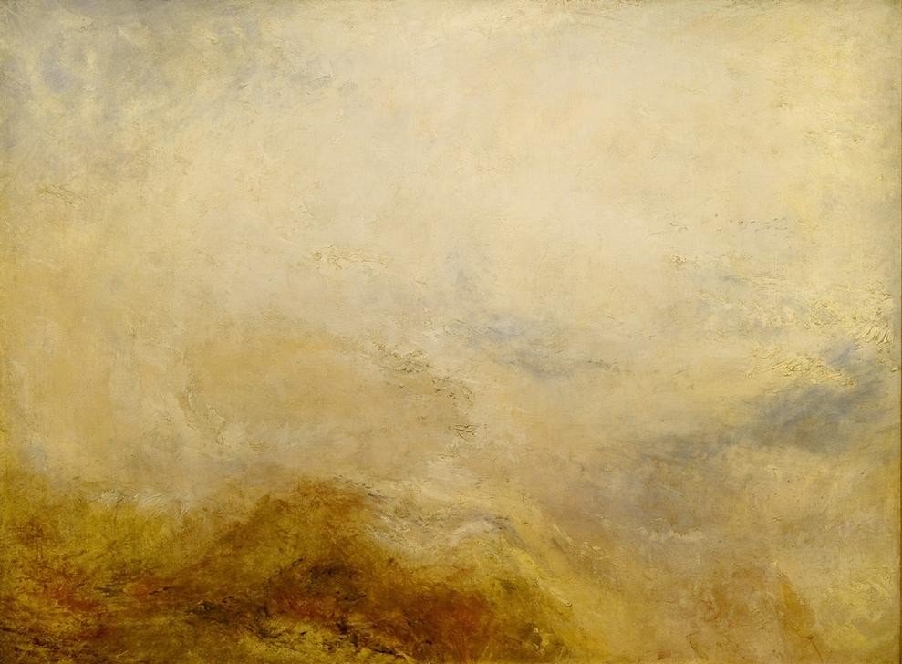 JOSEPH MALLORD WILLIAM TURNER, A mountain scene, Val d’Aosta (Gebirge,Kunst,Landschaft,Englische Kunst,Romantik)