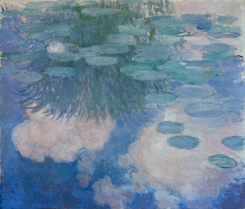 Claude Monet, Nymphéas (Botanik,Gewässer,Landschaft,Maler (Künstler),Impressionismus,See,Seerose,Französische Kunst,Ziergarten,Zierteich,Gartenteich,Garten)
