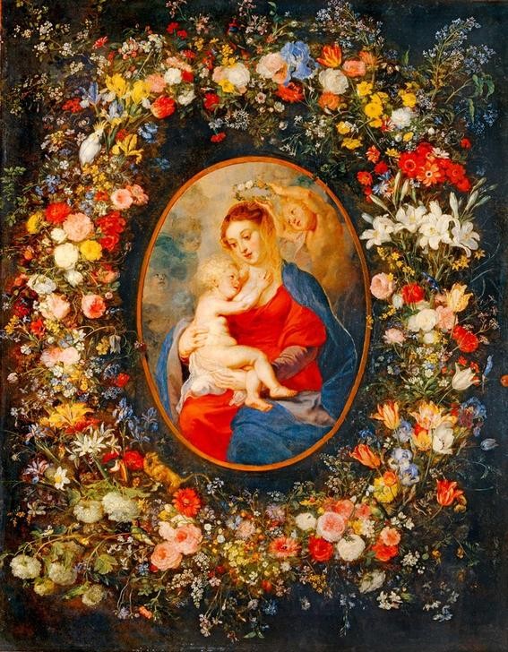 Peter Paul Rubens, La Vierge, l’enfant Jesus et des anges (Maria Mit Kind)